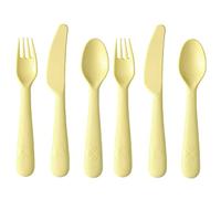 Ikea Kalas Lot de 6 couverts de rechange pour enfant Jaune