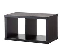 IKEA Kallax Étagère 77 x 41 cm Noir/Marron
