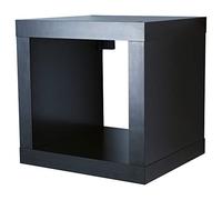 IKEA Kallax Étagère cube 42 x 39 x 42 cm, noir/marron, à suspendre ou à poser