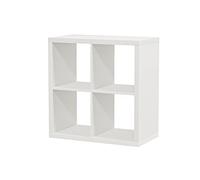 IKEA Kallax Lot de 2 étagères à 4 niches Blanc 77 x 77 x 39 cm La nouvelle étagère Expedit