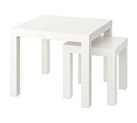 IKEA Lack Lot de 2 tables gigognes Blanc