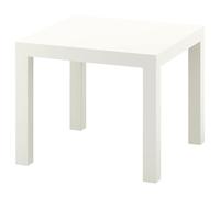 Ikea Lack Table d'appoint Blanche, Bois, Blanc, 45 x 55 x 55 cm
