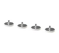 Ikea Latthet 203.311.98 Lot de 4 pieds réglables Blanc