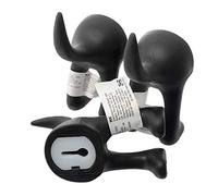 Ikea Lot de 3 crochets en forme de queue de chien Pour fixation murale Noir