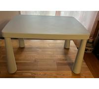 Ikea MAMMUT Table pour enfant, intérieur/extérieur, 77 x 55 cm [blanc]