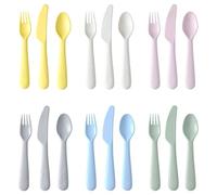 IKEA Ménagère 18 pièces pour bébé/enfant Pastel, sans BPA, vaisselle