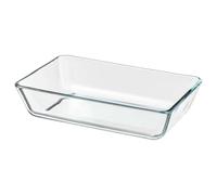 IKEA MIXTUR Plat à four/service, 35 x 25 cm, verre transparent