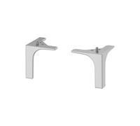 Ikea NANNARP Lot de 2 pieds en aluminium