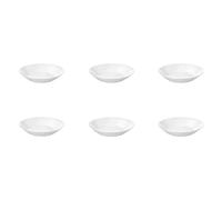 Ikea Oftast Lot de 6 Assiettes Creuses Assiettes a Soupe en Verre Trempé Opale Blanc 20,3 cm