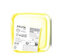 Ikea Pruta Lot de 3 boîtes de rangement Jaune