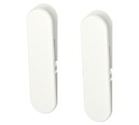 Ikea Skadis 003.216.14 Lot de 2 clips pour panneau perforé SKADIS Blanc 2 x 8 cm