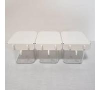 IKEA Skadis 803.359.09 Lot de 3 boîtes avec couvercle Blanc