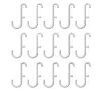 Ikea SKADIS Lot de 15 crochets (pour panneau perforé Skadis), blanc, 6 x 2,5 cm