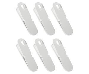 Ikea Skadis Lot de 6 clips pour tableau perforé Skadis Blanc 2 x 8 cm