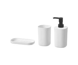 Ikea Storavan Ensemble de salle de bain 3 pièces Blanc Taille S