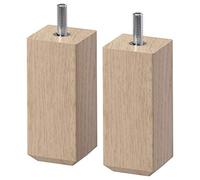 IKEA STUBBARP pied effet chêne blanchi lot de 2