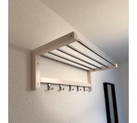 Ikea TJUSIG Porte-chapeaux, 79 cm, blanc