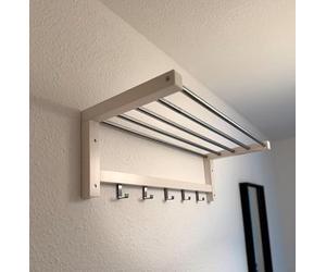 Ikea TJUSIG Porte-chapeaux, 79 cm, blanc