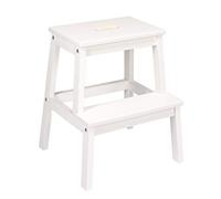 IKEA Tritthocker en Bois Massif Blanc 50 cm