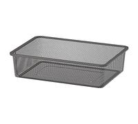 Ikea TROFAST Boîte de rangement en maille, 42 x 30 x 10 cm, gris foncé