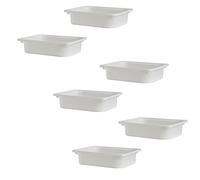 Ikea TROFAST Lot de 6 boîtes de rangement Blanc