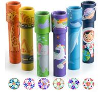iKeelo 6PCS Kaléidoscopes pour Enfants, Cadeaux de Fête d'anniversaire pour Enfants, Cadeau de Kaléidoscope Éducatif Classique Rétro pour Noël, Prix d'école et de Classe