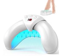 iKeener Appareil de luminothérapie pour mycoses des ongles, laser anti-mycose, lumière bleue approuvée par la FDA, 12 x 470 nm, 6 x 910 nm lumière infrarouge pour traitement des champignons des ongles