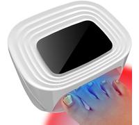 iKeener Appareil Laser Sans Fil Contre Les Mycoses Des Ongles, Homologation FDA Pour Le Nettoyage Des Ongles & Onychomycose, 15*470nm Lumière Bleue+24*650nm Lumière Rouge, Séances Réglables De 3/5/7