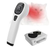 iKeener Appareil Thérapie Animaux/Vétérinaire,Thérapie Laser Froid Douleurs Articulaires Musculaires,Portable Thérapie Lumière Rouge,pour Chiens,Chats,Chevaux Autre,Avec Lunettes Gratuites (4*808nm)