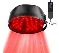 iKeener Casque de Croissance des Cheveux, 120pcs Double Longueur D'onde Casque LED Thérapie à la Lumière Rouge pour les Cheveux pour Femmes et Hommes, 5 Niveaux de Luminosité et 2 Modes de Pulsation