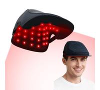 iKeener Casque LED de Croissance des Cheveux, 660nm &850nm Thérapie à la Lumière Rouge pour Repousse et Anti-chute de Cheveux Femme Homme, 5 Programmes Personnalisés