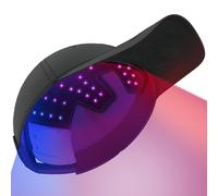 iKeener Casque LED Thérapie à la Lumière Rouge pour les Cheveux, Casque 3 Longueurs d'Onde Rechargeable à Panneau Amovible, Repousse Cheveux pour Femme et Homme