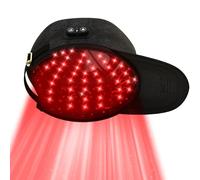 iKeener Chapeau Laser, Sans fil 660nm & 850nm Capuchon de Feu Rouge pour Traitements pour la Repousse des Cheveux, Anti Chute de Cheveux Femme Homme