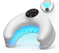 iKeener Dispositif laser sans fil de champignon de clou pour les ongles multiples, dispositif pliable facile à utiliser, adapté pour les ongles colorés et épaissis, lumière infrarouge 470nm 910nm