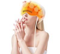 iKeener Masseur Tête Électrique,Bonnet Massage Portable pour Tête,Yeux,Cou Couverture Complète,Chaleur,Pétrissage,Presse,Mode Réglable,Soulager Douleur et l'Anxiété,Détendre Stress,Sommeil Profond