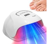 iKeener Mycose Ongles des Pieds Laser, 15 * 470nm de Lumière Bleue et 30 * 650nm de Lumière Rouge Appareil Anti Mycose Ongle Pied pour Tout le Pied, Sûr et Efficac