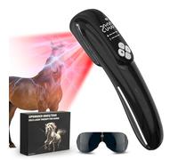 iKeener Tens Appareil de thérapie pour animaux de compagnie/vétérinaire, thérapie au laser à froid, soulage les douleurs articulaires, appareil de thérapie portable avec lumière rouge 12 x 650 nm et 4