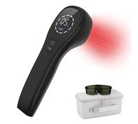 iKeener Thérapie Lumière Rouge Appareil,FDA Approuvé Portable Soulagement Douleur équipement,Thérapie Au Laser Froid Appareil pour Dos,Visage,Corps,Muscles,Genou,L'épaule (2x808nm,12x650nm)(Noir)