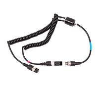 Ikelite 4103.52 Sync Cord Digital TTL Double boîtier Bulkhead vers Deux Strobe - Noir
