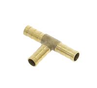 IkErna 1 Pcs T-Sbrass Barb Hose Fitting Tee 4Mm 6Mm 8Mm 10Mm 12Mm 16Mm 3 Way Hose Tube Barb Brass Barbed Coupling Connector Adapter/Od 16Mm-14Mm-16Mm
