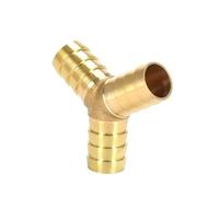 IkErna 1 Raccord En Laiton, Connecteur Pagode En Cuivre, Raccords de Tuyau, 2, 3, 4 Voies, Té Droit En L, Croix En Y, 4/6/8/10/12/16/19 Mm, Pour Tube Gaz/Eau/Y-3-Way/10Mm