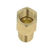 IkErna 1 Raccord Fileté En Laiton 1/8", 1/4", 3/8" Bspt Mâle Vers Femelle, Longueur 35-200 Mm, Adaptateur de Coupleur En Cuivre/Length 75Mm-01/ Size