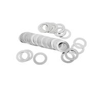 IkErna 10/50Pcs 0.1/0.2/0.3/0.5Mm M2 M3/M4 M5 M6 M8 M9 M10- M40, Ss 304 Réglage de La Rondelle Plate Ultra Mince/0.5Mm Thick/M9*15*Thick 10Pcs