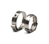 IkErna 10Pcs Clamp Stainless Steel 304 Single Ear Hose Clamps Single 5.3-31Mm/ Color/9.6-11.30Mm