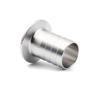 IkErna 1Pc Tri Clamp Hose Barb Od8 10 12 14 16 19 25Mm Coupling Adaptor Stainless Steel Sanitary Pipe Fitting Ferrule Od50.5 64Mm Homebrew/Color/14Mm * Ferrule 50.5