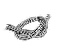 IkErna 2 Pièces En Acier Inoxydable Ressort de Traction, Diamètre Du Fil : 0,2/0,3/0,4/0,5/0,6 Mm, Diamètre Extérieur : 2 Mm/3,0 Mm/4 Mm/5 Mm/6 Mm/8 Mm, Longueur : 1 000 Mm/0.6 * 6 * 1000Mm