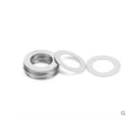 IkErna 20-100Pcs Stainless Steel Flat Ultra Thin Gasket Washer M3/M4 M5 M6 M8 M10 Thick 0.1Mm 0.2Mm 0.30Mm 0.5Mm/0.5Mm Thickness/M6*8 50Pcs