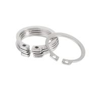 IkErna 20/30/50/100/200Pcs Ss 304 Shaft Retaining External Circlip,M6-M40 Circlip C-Type Clasp/Color/30Pcs M25