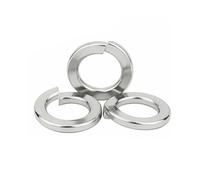 IkErna 5/10/20Pcs Ss 304 Light Spwasher Split Lock Elastic Joint M2 M2.5 M3/M4 M5 M6/M8 M10 M12/100Pcs M3