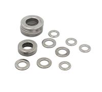 IkErna 5/10/50Pcs M1.6 M2 M2.5 M3.0M3.5 M4 M5 M6 M8 M10 M12 M14 M16 M20 M24 Ss 304 Flat Washer Plain Gasket For Screw Bolt/Color/5Pcs M22
